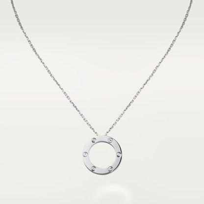 [Luxe Jewelry] LOVE NECKLACE 16MM 3 DIAMONDS