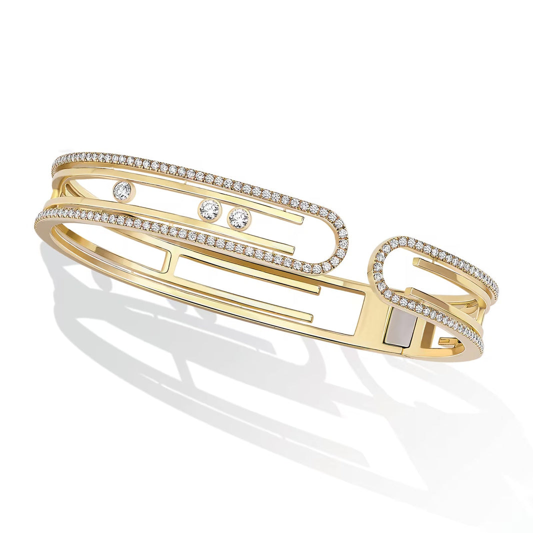 [Luxe Jewelry]MOVE 10TH PAVED DIAMOND BRACELET