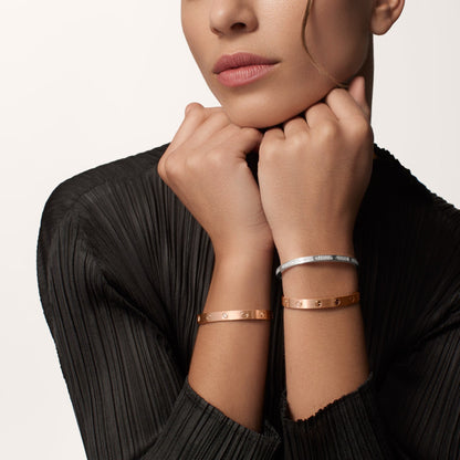 [Luxe Jewelry] LOVE BRACELET 6.1MM BRUSHED