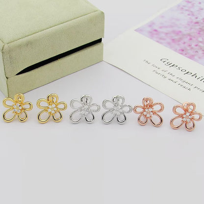 [Luxe Jewelry] FLOWERLACE EARRING 5 DIAMONDS