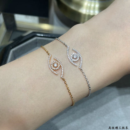 [Luxe Jewelry]Lucky Eye Pave-Set Diamond Bracelet