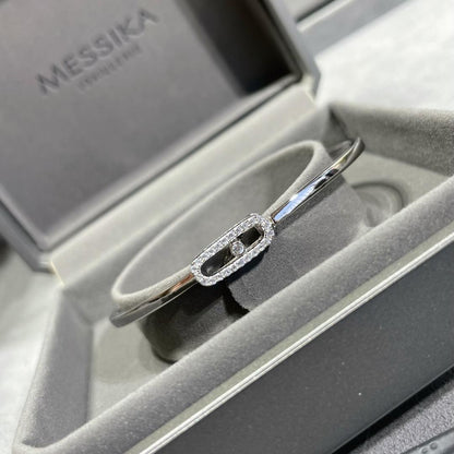 [Luxe Jewelry]Move Uno pavé flex bangle medium