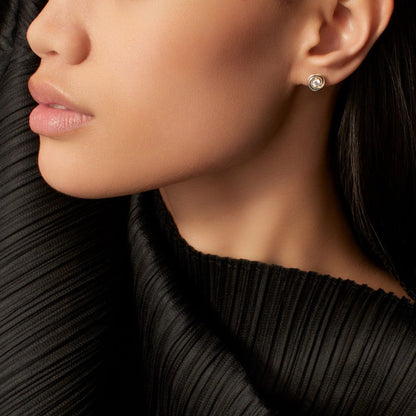[Luxe Jewelry] TRINITY STUD DIAMOND EARRINGS