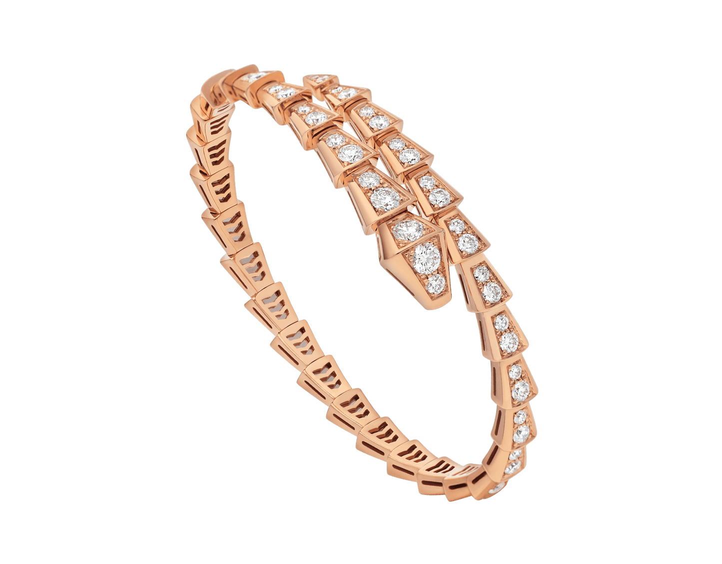 [Luxe]SERPENTI BRACELET 6.8MM PINK GOLD DIAMOND