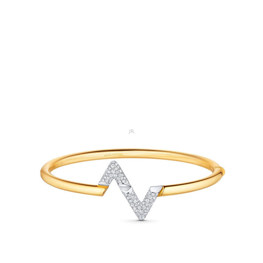 [Luxe]VOLTE UPSITE DOWN GOLD DIAMOND BRACELET