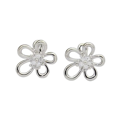 [Luxe Jewelry] FLOWERLACE EARRING 5 DIAMONDS