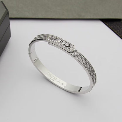 [Luxe Jewelry]Move Noa Full Pavé Diamond Bangle Bracelet