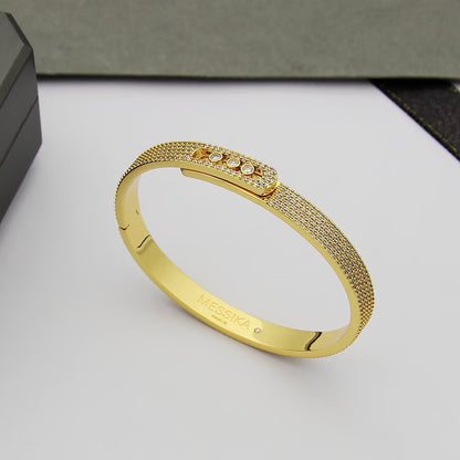 [Luxe Jewelry]Move Noa Full Pavé Diamond Bangle Bracelet