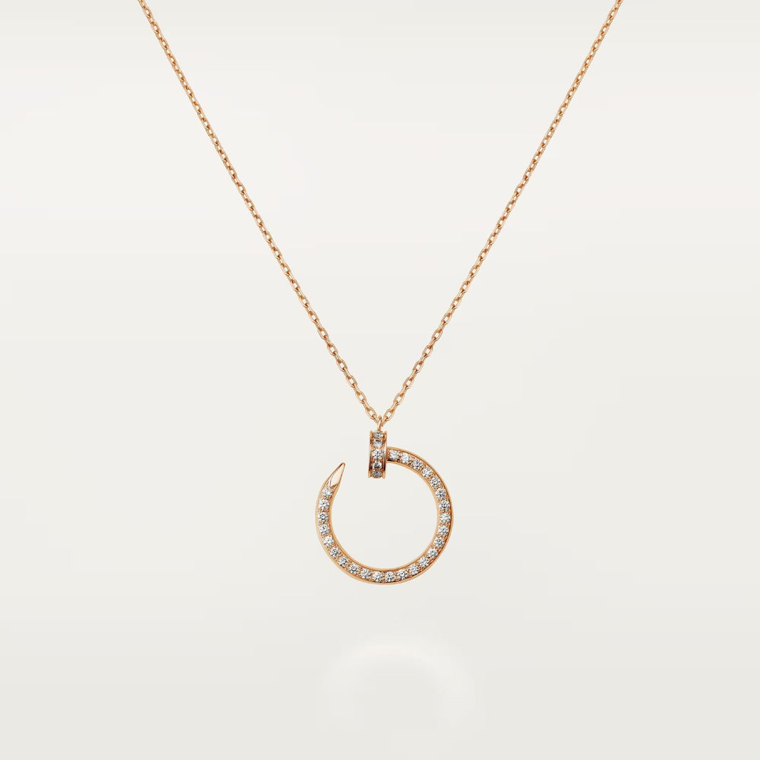 [Luxe Jewelry] JUSTE NECKLACE FULL DIAMOND