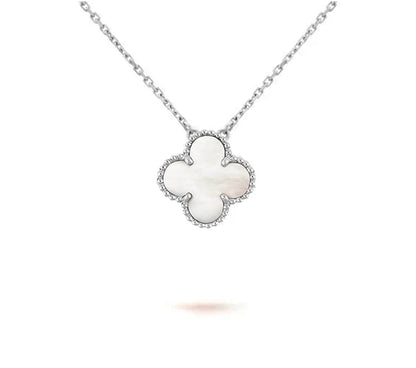 [LUXE]CLOVER 15MM NECKLACE SILVER COLLECTION