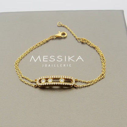 [Luxe Jewelry] Move Classique pavé bracelet