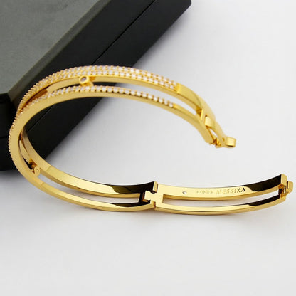 [Luxe Jewelry]Move Romane pavé bangle