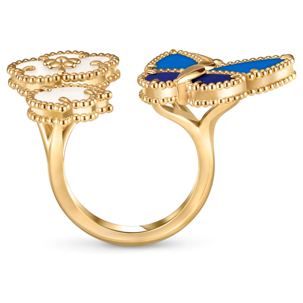 [Luxe Jewelry]LUCKY SPRING BUTTERFLY OPEN-FACE RINGS