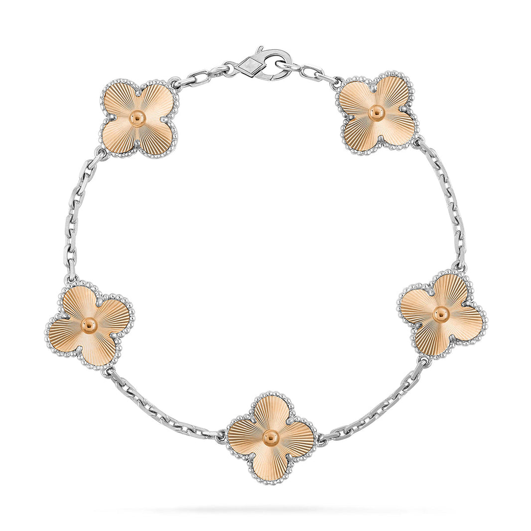 [LUXE]CLOVER SILVER BRACELET COLLECTION,5 MOTIFS