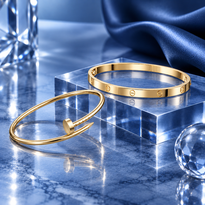 [Luxe Jewelery] LOVE & JUSTE Classic Bracelet Stack Set