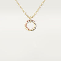 [Luxe Jewelry] TRINITY MEDIUM  DIAMONDS NECKLACE