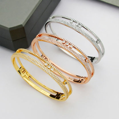[Luxe Jewelry]Move Romane pavé bangle