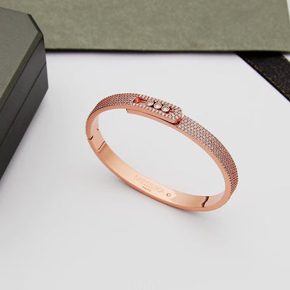 [Luxe Jewelry]Move Noa Full Pavé Diamond Bangle Bracelet