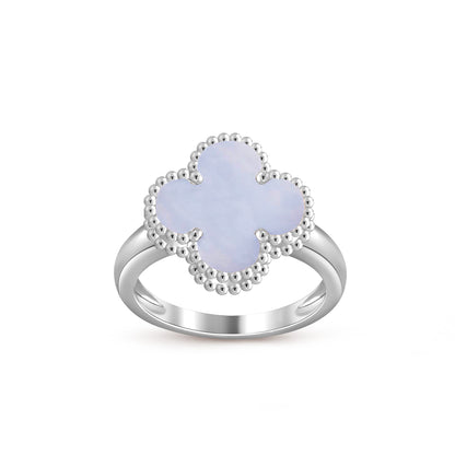 [LUXE]CLOVER SILVER RING COLLECTION