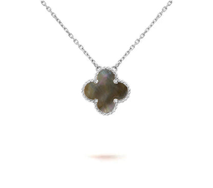 [LUXE]CLOVER 15MM NECKLACE SILVER COLLECTION