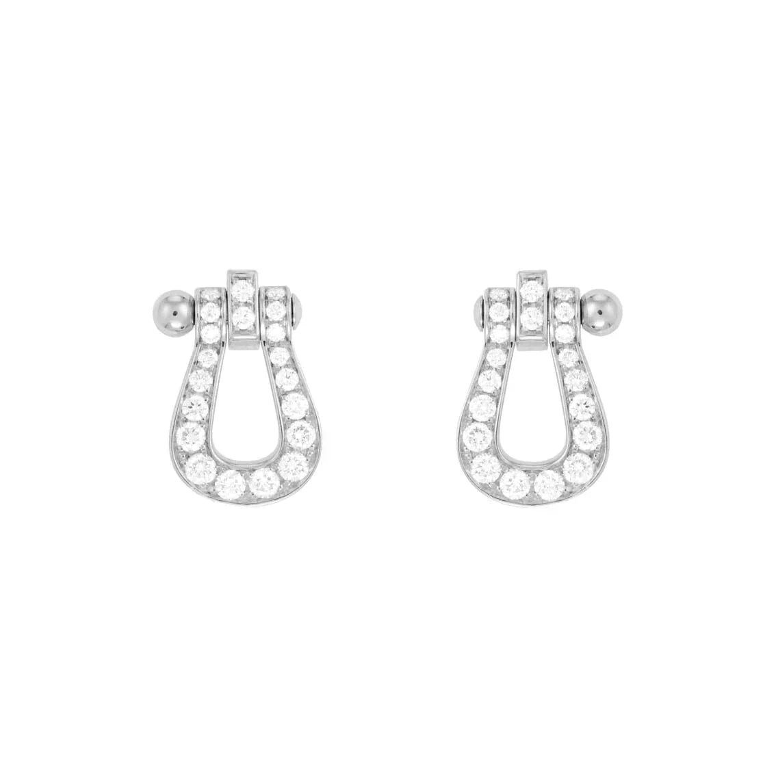 [Luxe]FORCE 10 FULL DIAMOND STUD EARRINGS MINI MODEL