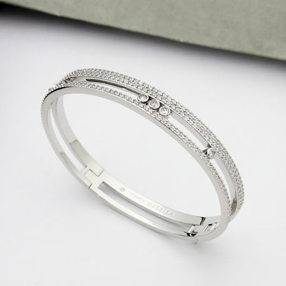 [Luxe Jewelry]Move Romane pavé bangle