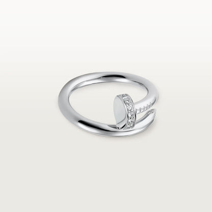 [Luxe Jewelry] JUSTE RING 2.6MM HALF DIAMOND