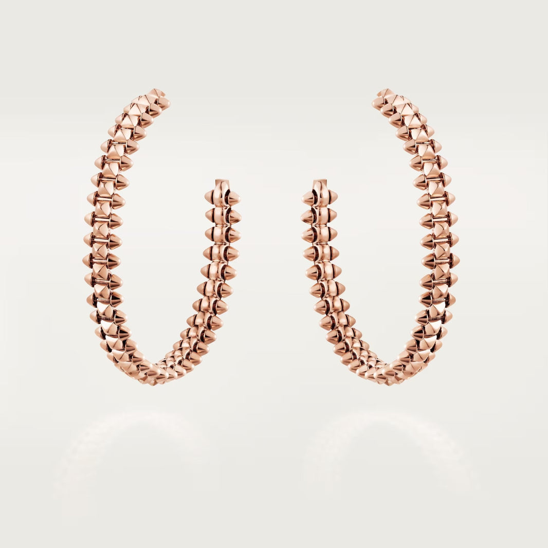 [Luxe Jewelry] CLASH HOOP LARGE EARRINGS