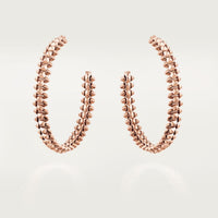 [Luxe Jewelry] CLASH HOOP LARGE EARRINGS