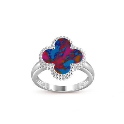 [LUXE]CLOVER SILVER RING COLLECTION