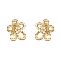 [Luxe Jewelry] FLOWERLACE EARRING 5 DIAMONDS