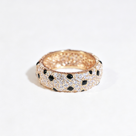 [Luxe Jewelry] PANTHERE SPOTTED FULL DIAMOND RING