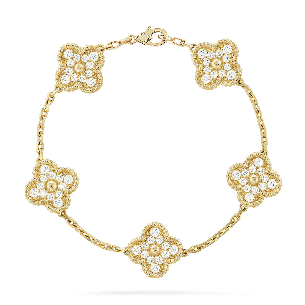 [LUXE]CLOVER GOLD BRACELET COLLECTION,5 MOTIFS