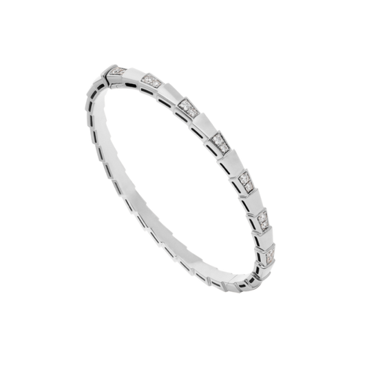 [Luxe]SERPENTI BRACELET SILVER DIAMOND