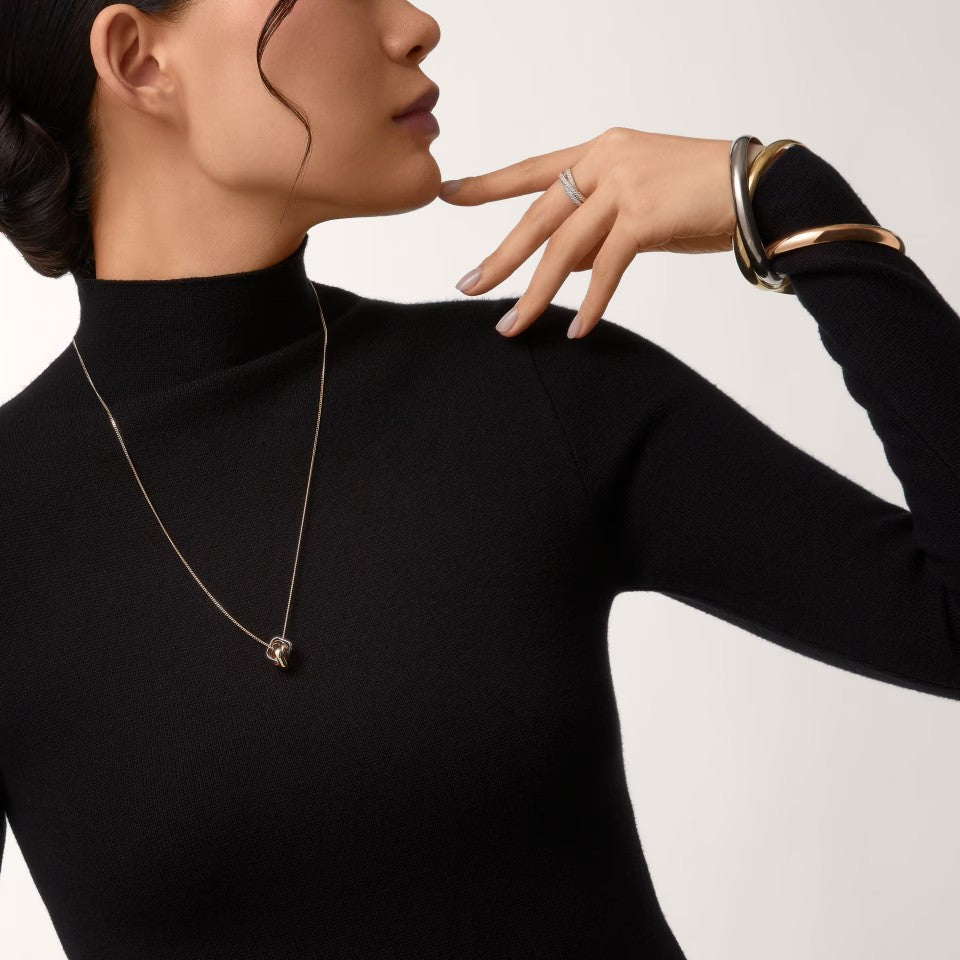 [Luxe Jewelry] TRINITY CUSHION NECKLACE COLLECTION