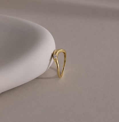 Zen-Diamant-Kurvenring