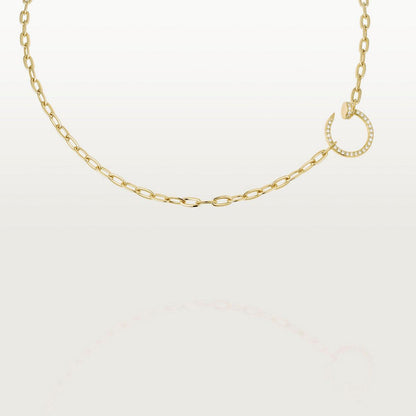 [Luxe Jewelry] JUSTE NECKLACE FULL DIAMONDS