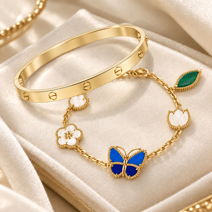 [Luxe Jewelery]Lucky Spring & Love Bracelet Stack Set