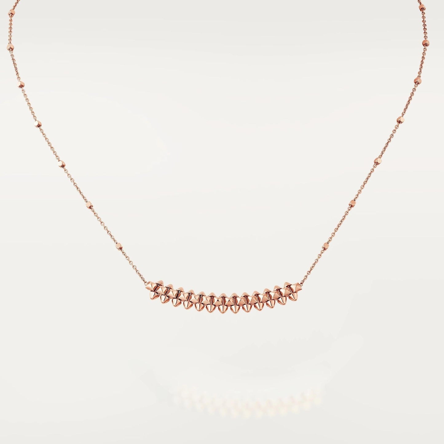 [Luxe]CLASH PINK GOLD NECKLACE