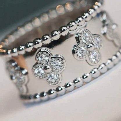 [LUXE]CLOVER KALEIDOSCOPE RING 10MM