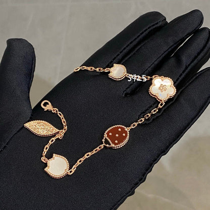 [LUXE]ラッキースプリング 5モチーフブレスレット