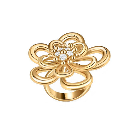 [Luxe Jewelry] FLOWERLACE RING 5 DIAMONDS
