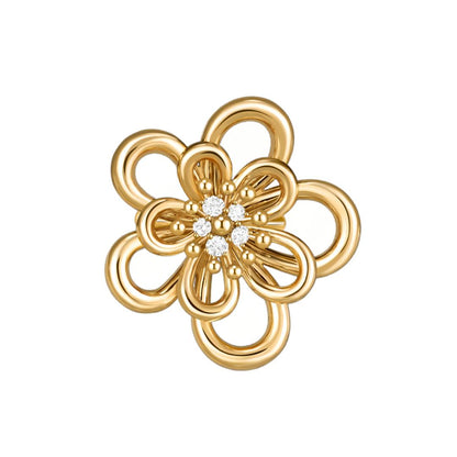 [Luxe Jewelry] FLOWERLACE RING 5 DIAMONDS