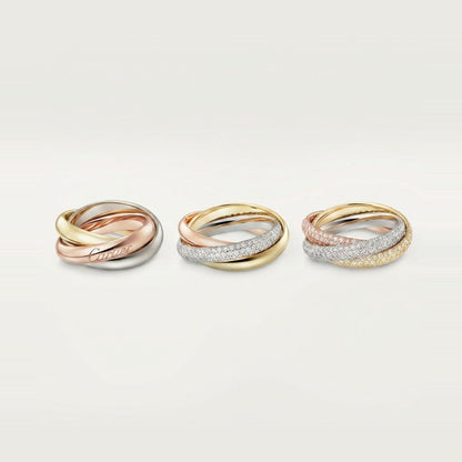 [Luxe Jewelry] TRINITY 3.2MM RING COLLECTION