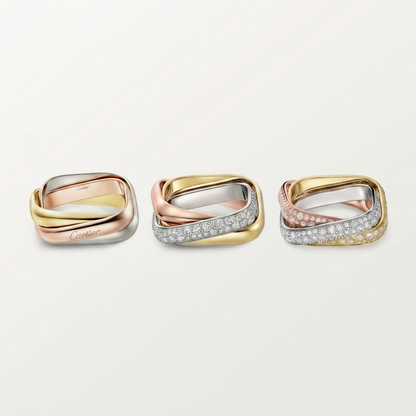 [Luxe Jewelry] TRINITY 3.5MM CUSHION RING COLLECTION