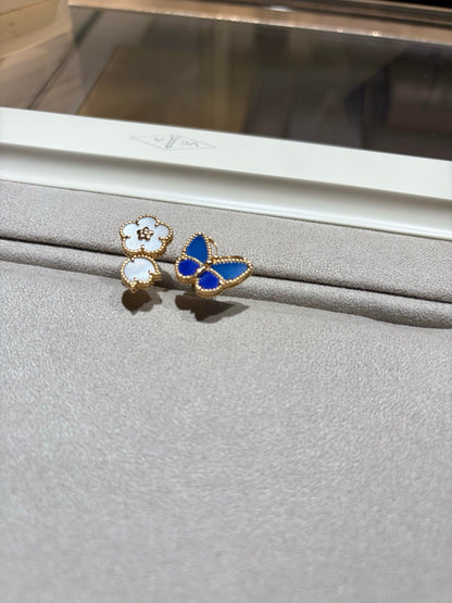 [LUXE]LUCKY SPRING BUTTERFLY OPEN-FACE RINGS