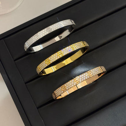 [Luxe Jewelry] LOVE BRACELET 6.1MM DIAMOND-PAVED