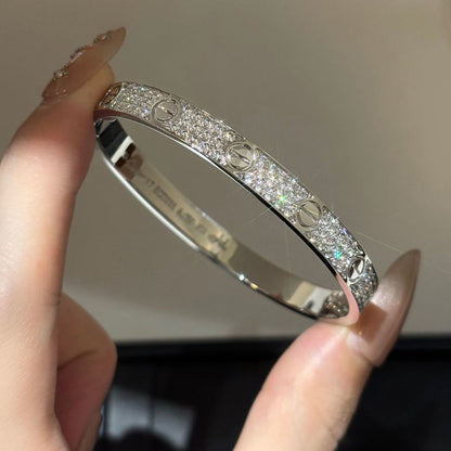 [Luxe Jewelry] LOVE BRACELET 6.1MM DIAMOND-PAVED