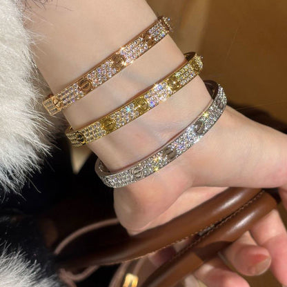 [Luxe Jewelry] LOVE BRACELET 6.1MM DIAMOND-PAVED