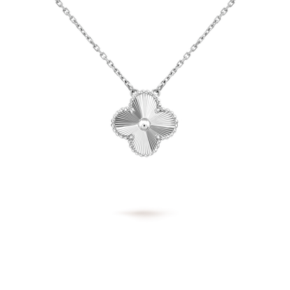 [LUXE]CLOVER 15MM NECKLACE SILVER COLLECTION
